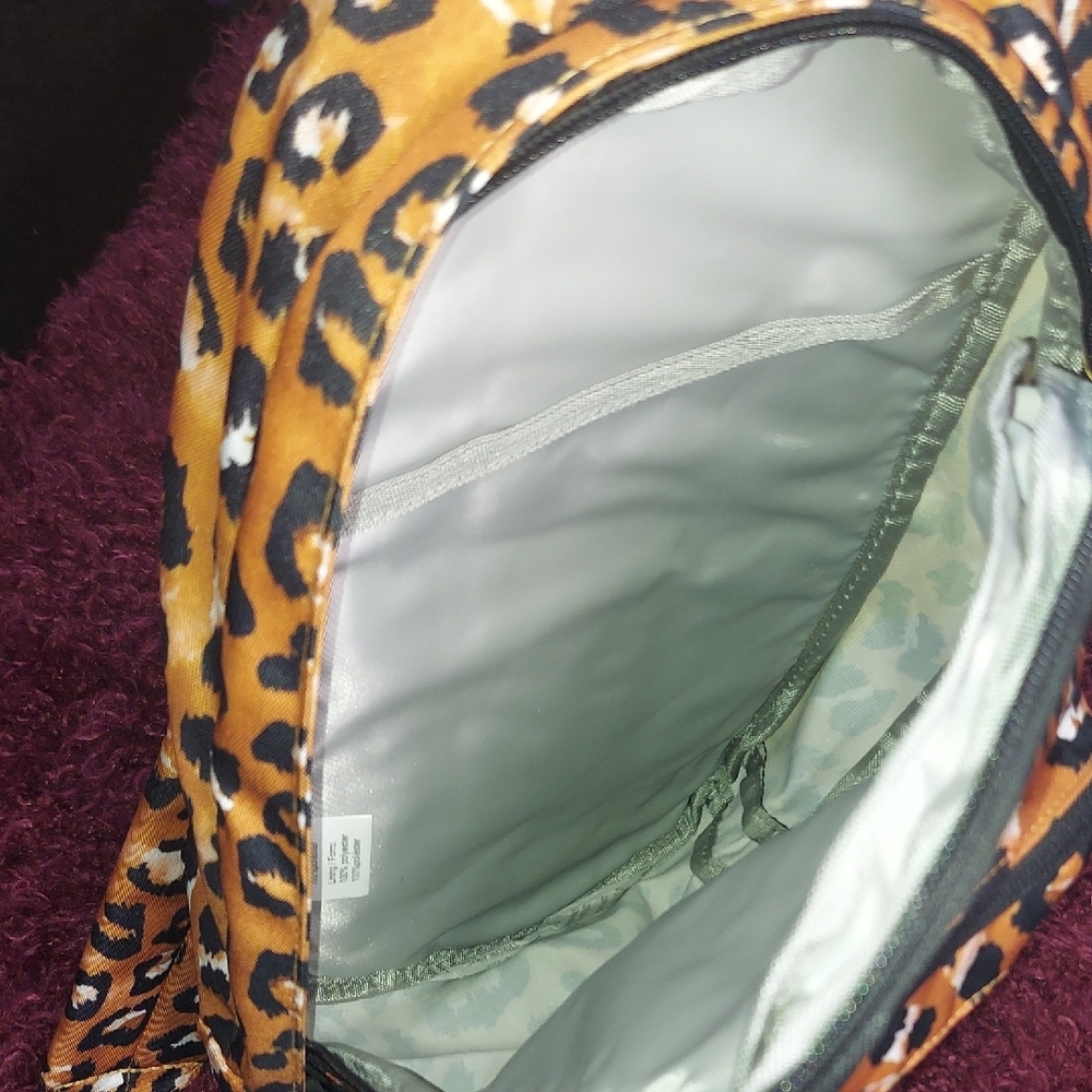 Leopard Print Backpack - Picture 12 of 15